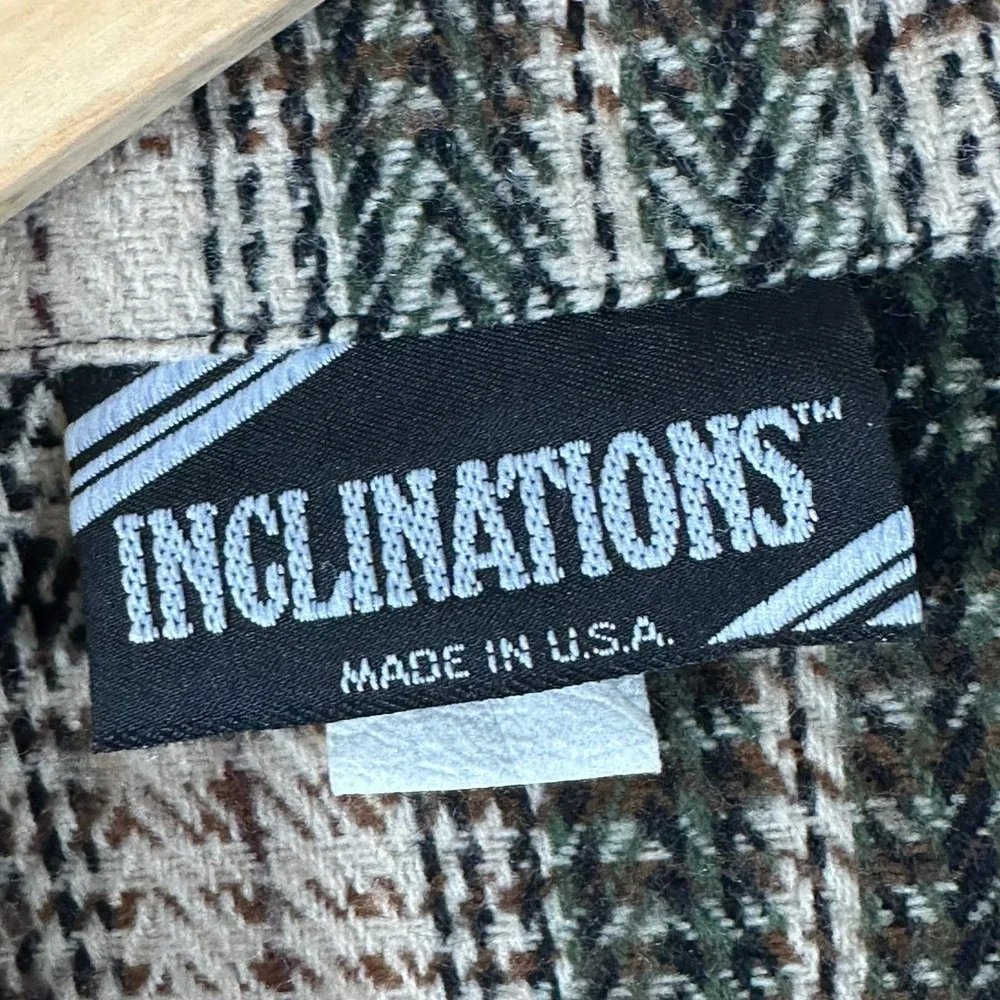 Vintage INCLINATIONS Shacket Work Barn Jacket Mens Size‎ Large